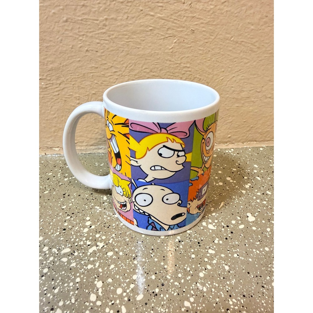 Nickelodeon 90s Characters Coffee Mug Rugrats Hey Arnold‎ Ren Stimpy 2021 Viacom
